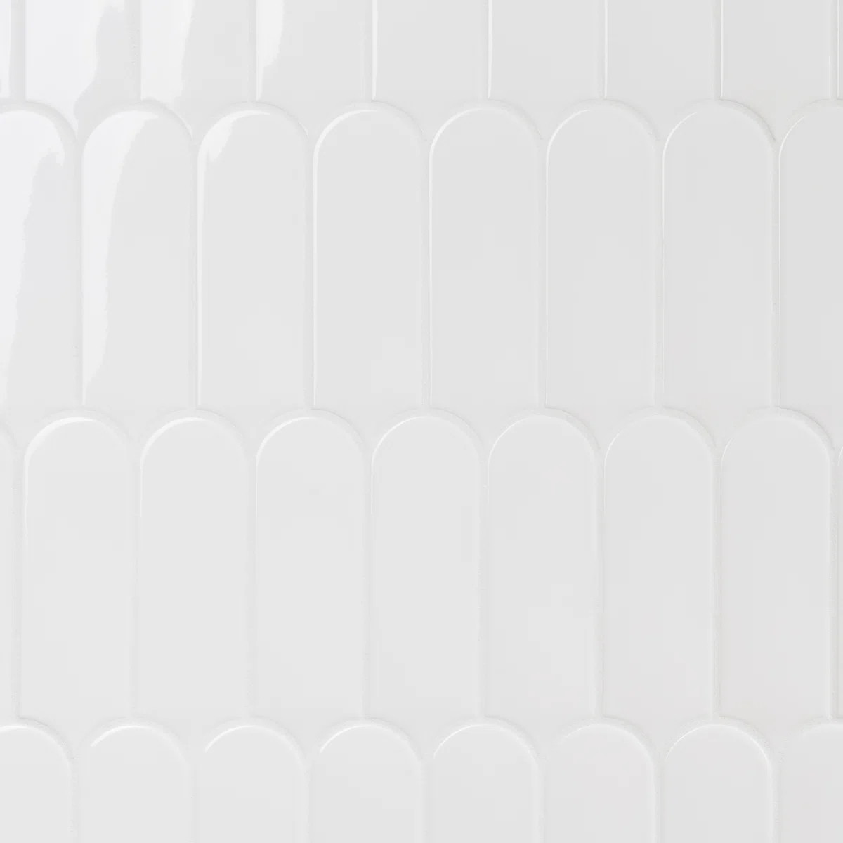 Airy 2.83 in. x 7.67 in. Polished Ceramic Fishscale Wall Tile (5.15 Sq. Ft. / Case) | Wayfair North America