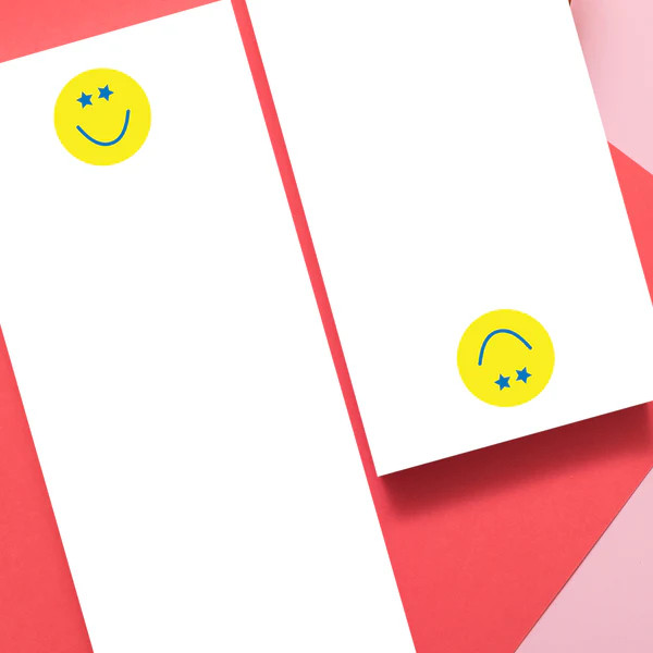 Peace Love and Happy Smiley Notepad | Joy Creative Shop