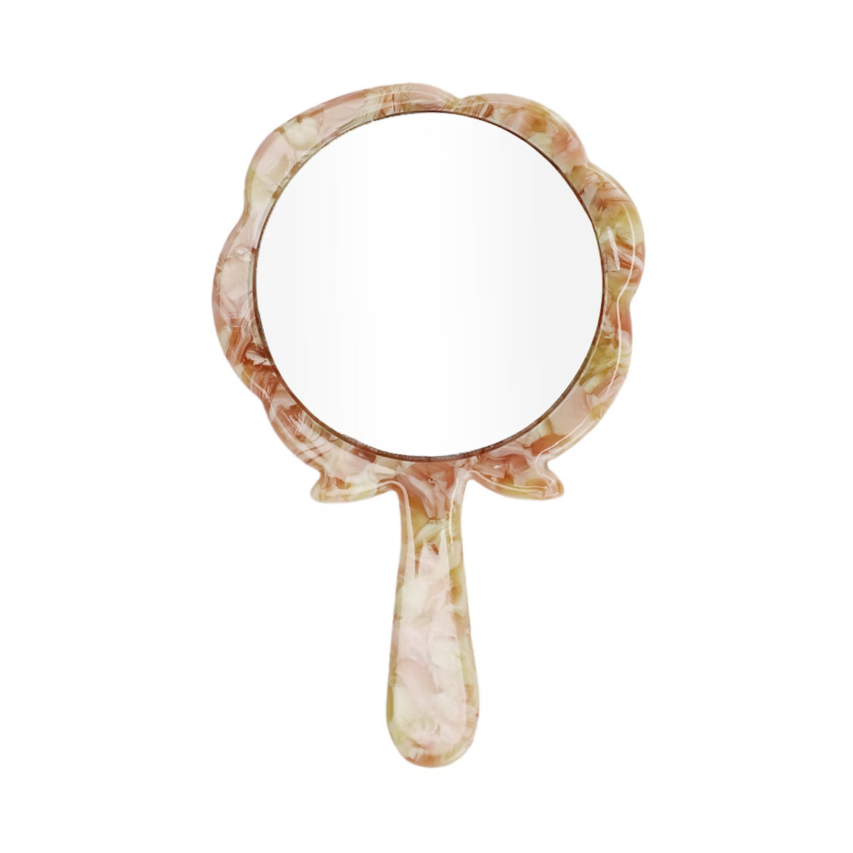 Unique Bargains Roses Shaped Handheld Mirrors 1 Pc | Target