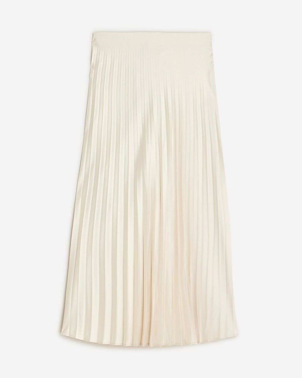 Pleated pull-on midi skirt | J.Crew US