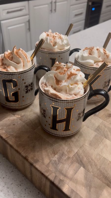 It’s hot chocolate season and these are our favorite mugs to enjoy it in…make sure to add whipped cream and cinnamon
Holiday gift idea 
#ltkhome

#LTKfamily #LTKGiftGuide #LTKSeasonal