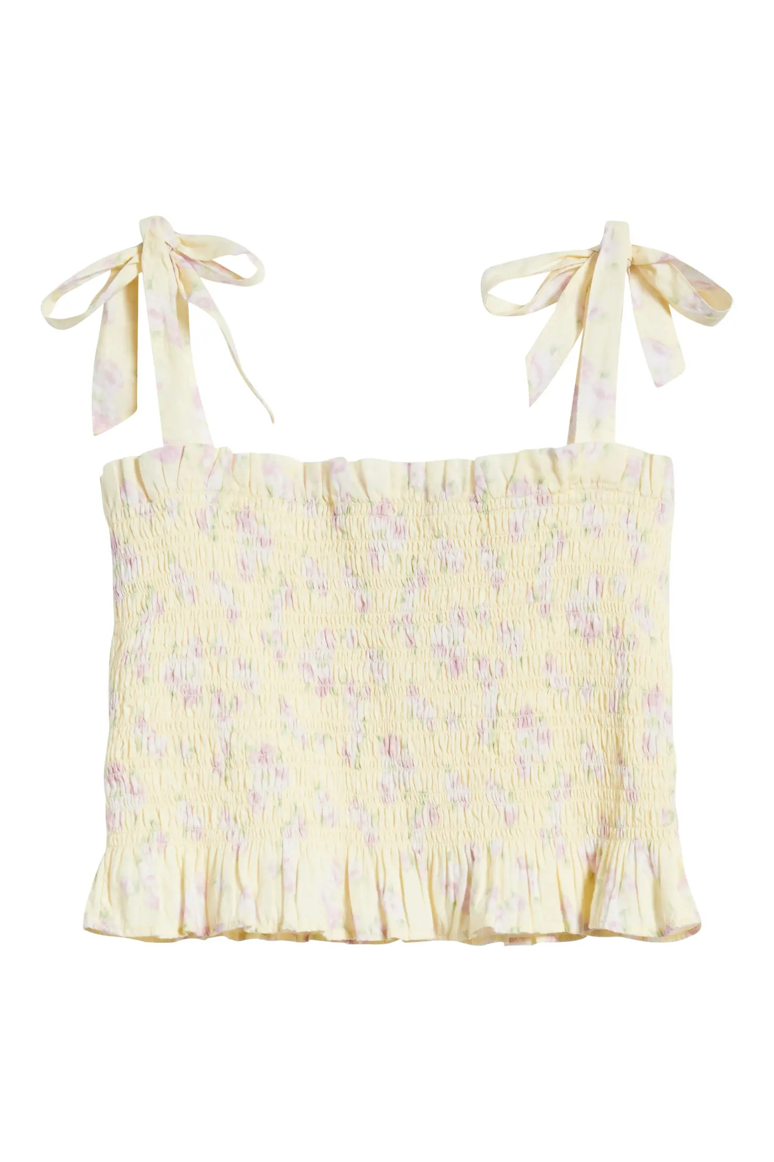 Kids' Merrinelle Smocked Cotton Crop Top (Women) | Nordstrom | Nordstrom
