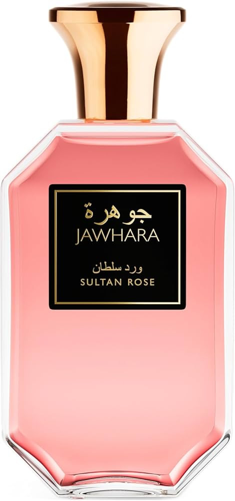Jawhara Sultan Rose | Woody Floral Eau de Parfum 3.3 fl oz | Notes of Saffron, Taif Rose, Warm Va... | Amazon (US)