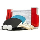 Franklin Sports Table Tennis to Go Portable Ping Pong Set - Table Top Ping Pong Net + (2) Paddles... | Amazon (US)