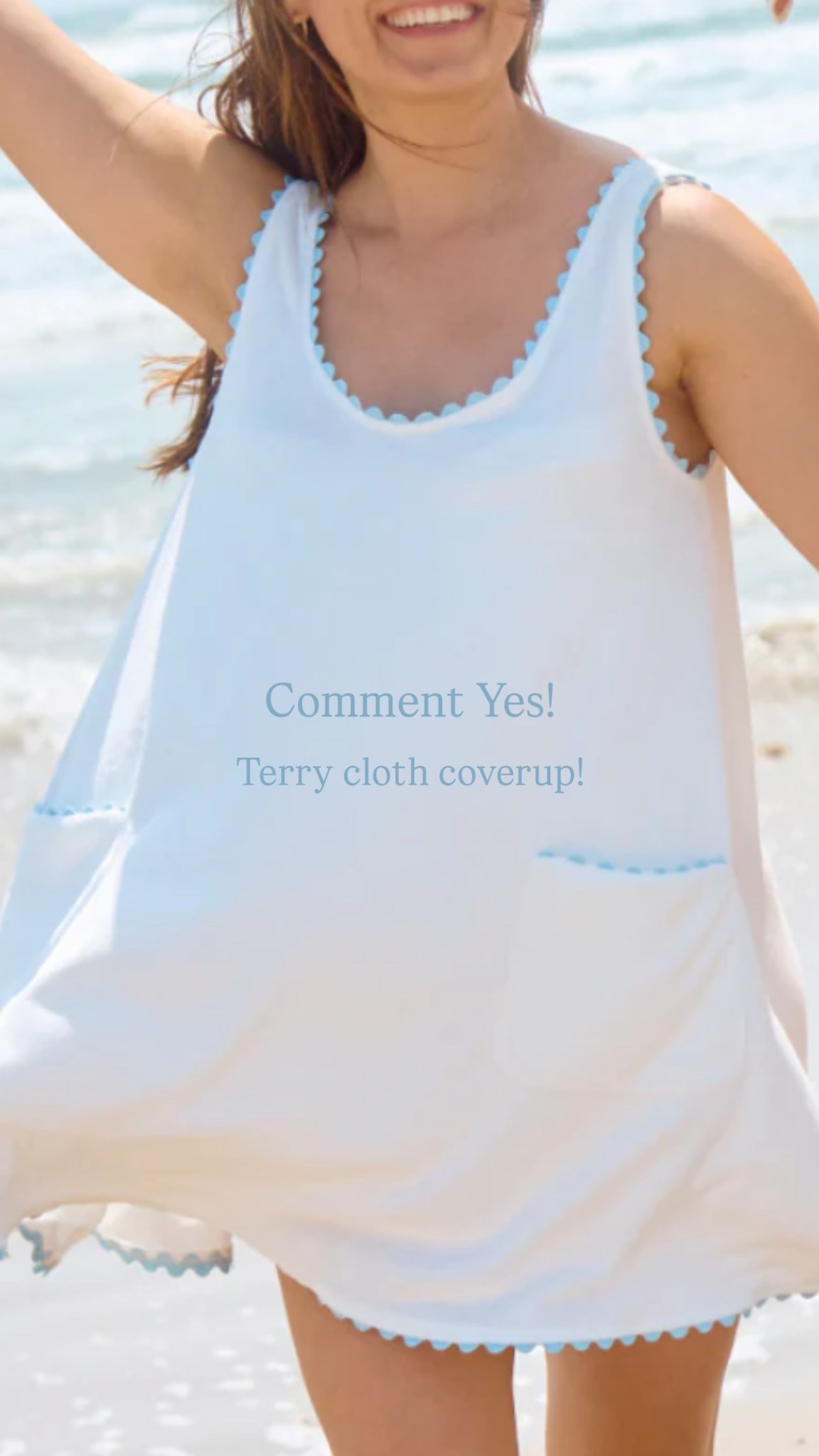 Terry cloth coverup!  Comment Yes!  @weezietowels