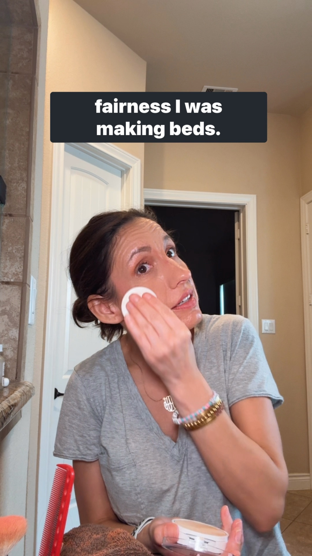 Powdering my nose with this compact. I really like the extra compartment for the powder sponge, and the mirror. I know they are basics, but I really like them. 
Maybelline Super Stay 24 Hour

#LTKBeauty #LTKOver40 #LTKPetite