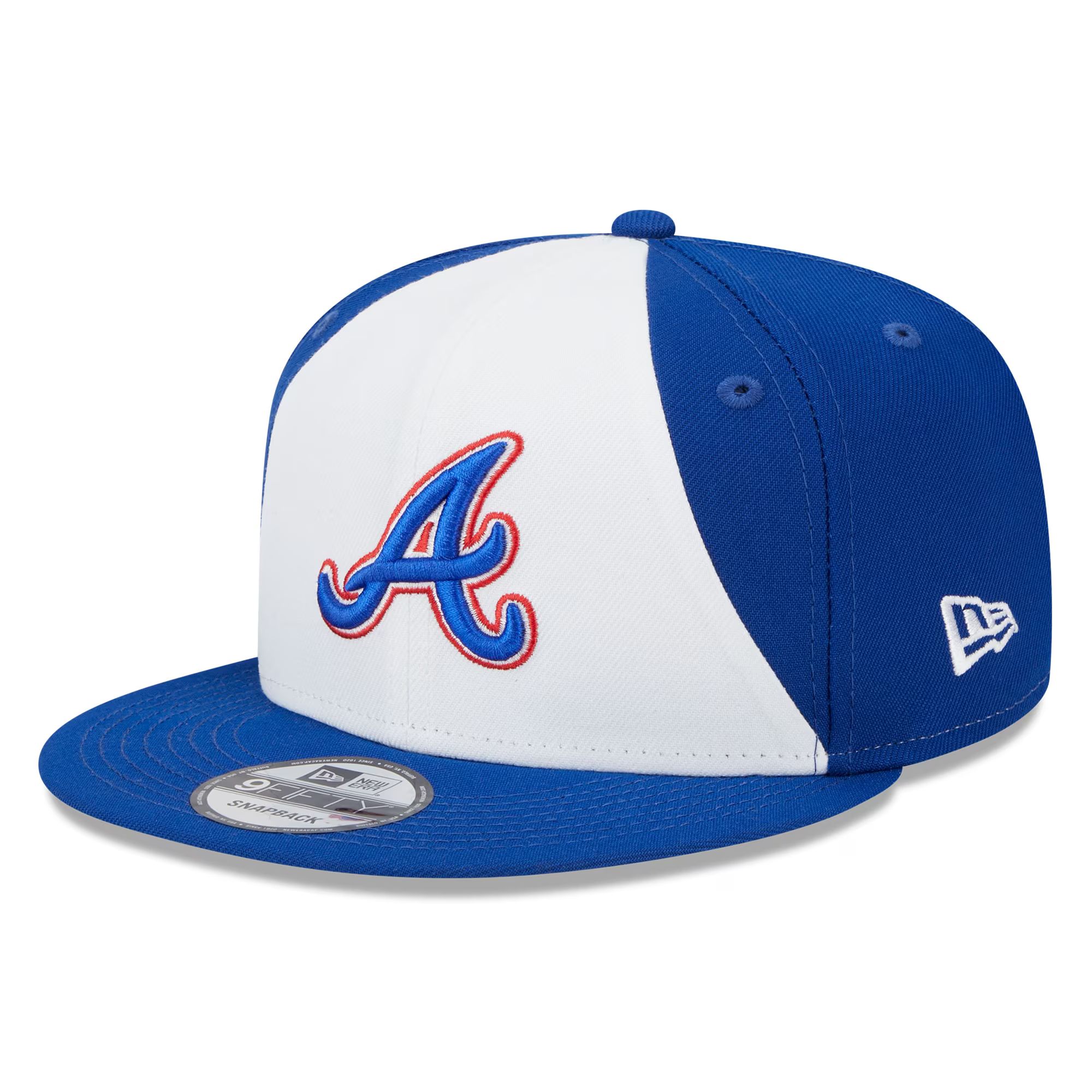 Men's Atlanta Braves New Era White/Royal 2023 City Connect 9FIFTY Snapback Adjustable Hat | MLB Shop