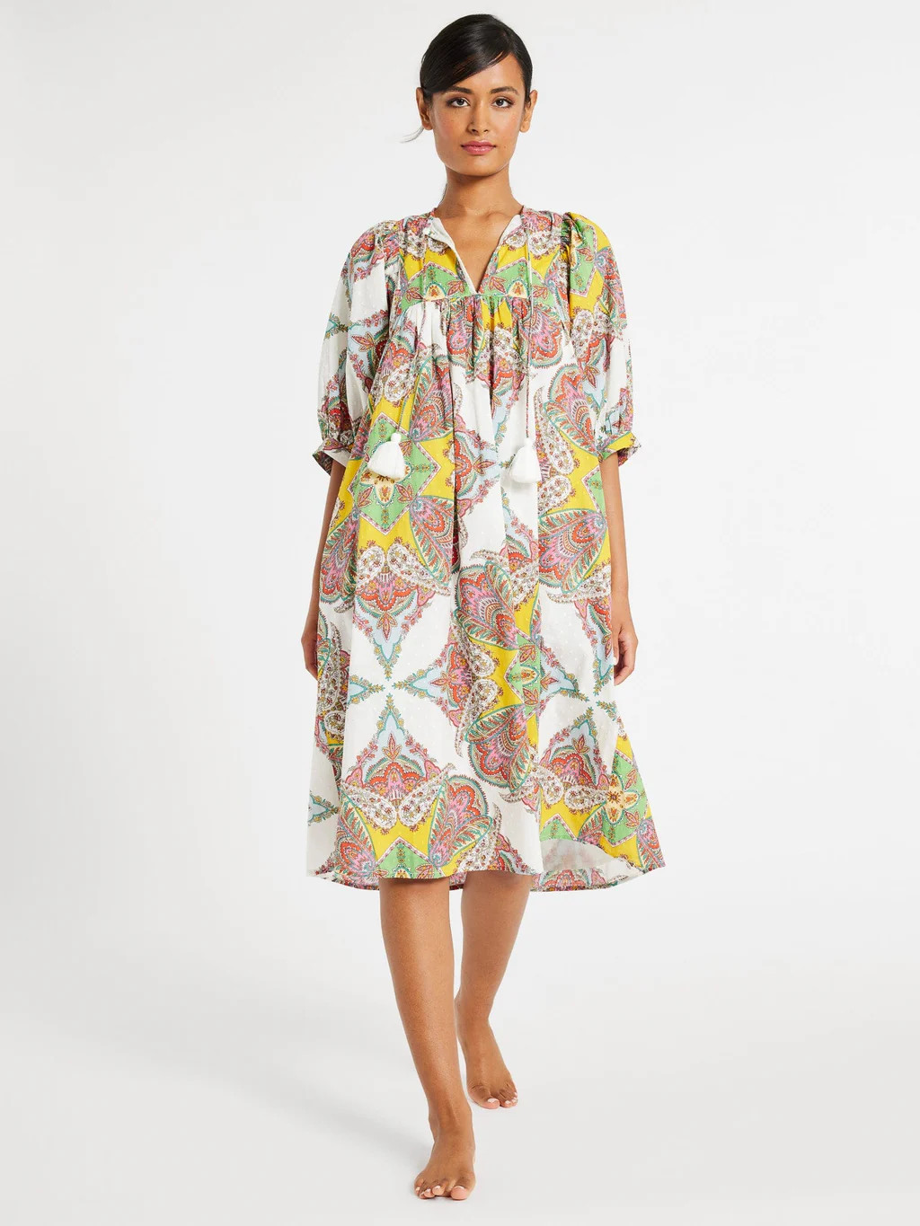 Saffron Dress in Kaleidoscope | Mille