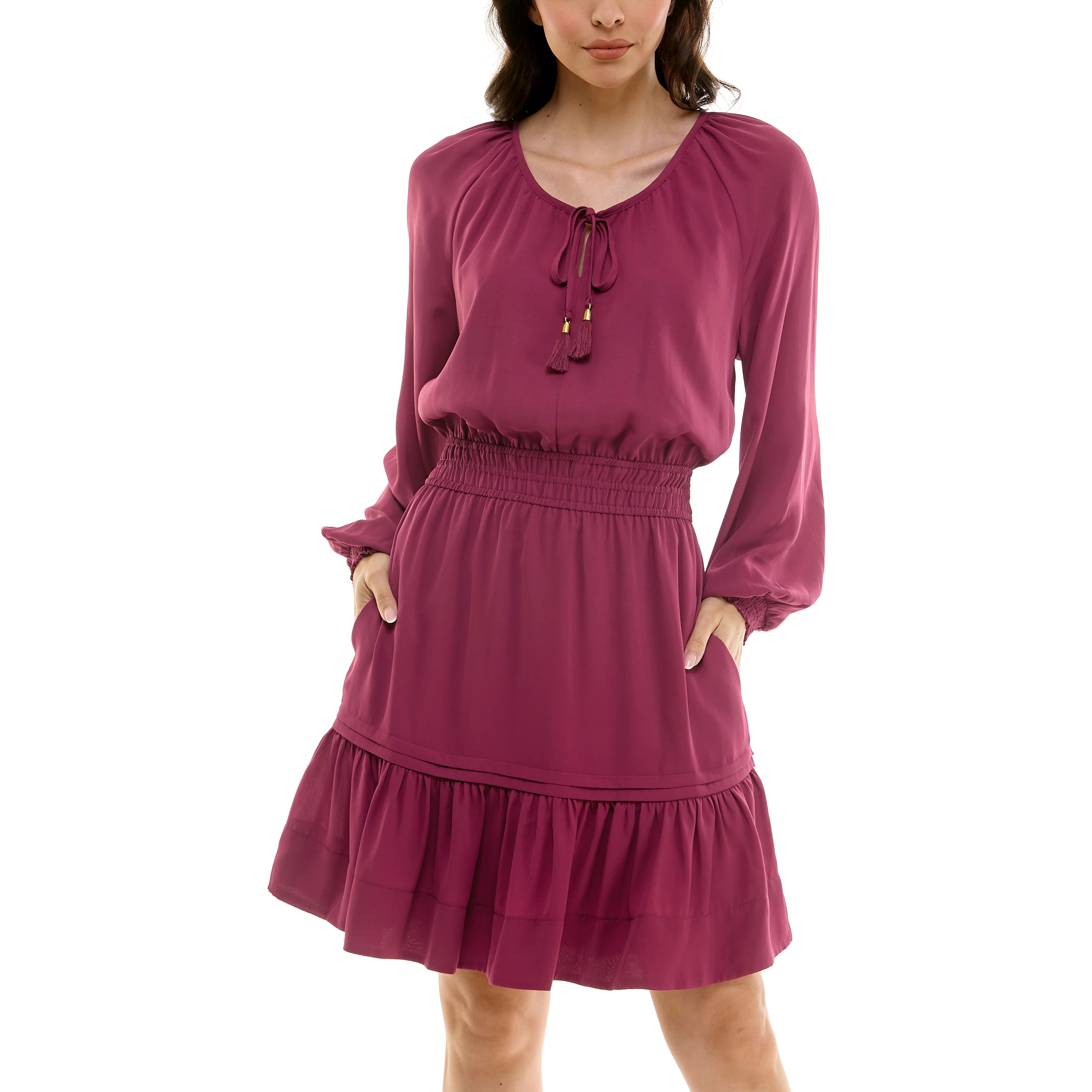 Nanette Lepore Women's Long Sleeve Mini Dress, Sizes XS-XXXL | Walmart (US)