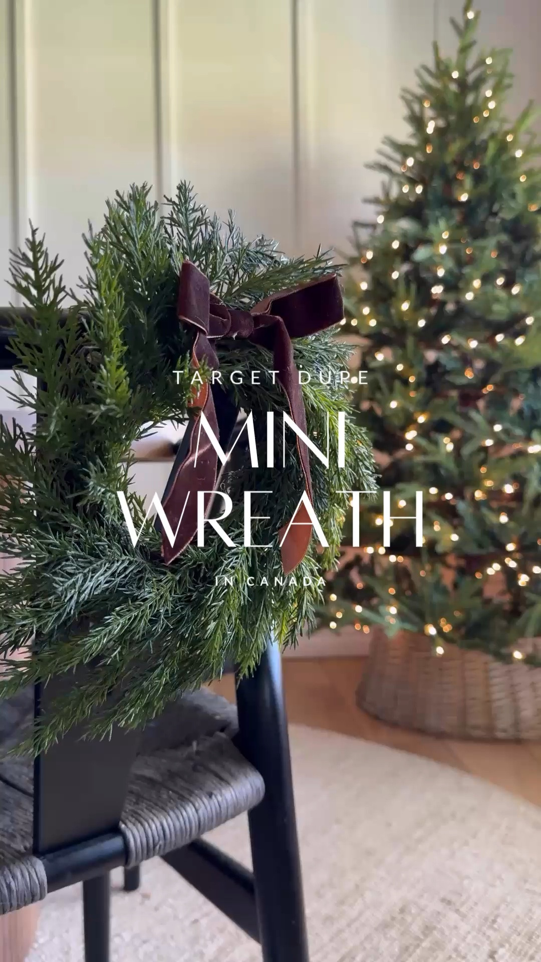 🚨PSA, Canadian girlies!! Been hunting for those mini Target wreaths? Look no further – I just found the cutest dupe at Canadian Tire! Swapped the original ribbon for this gorgeous brown one, also from Canadian Tire, and it’s a total upgrade! 

#LTKsale #LTKcanada #LTKwinter