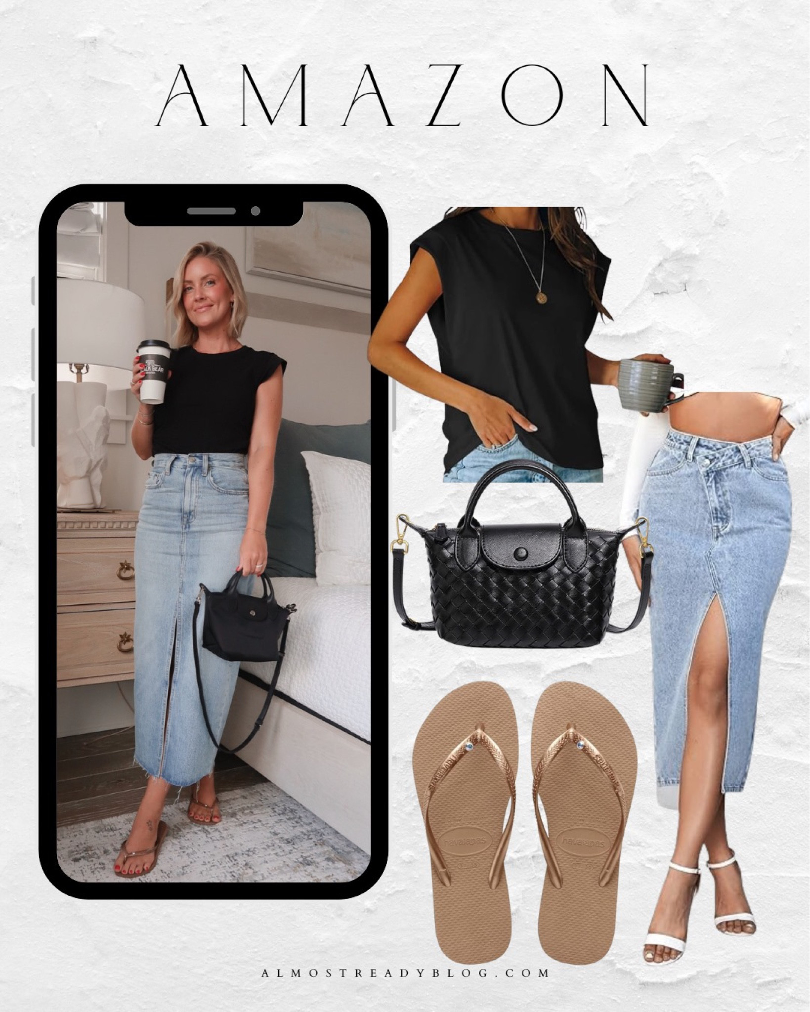 Amazon fashion, amazon finds, amazon denim skirt, flip flops 

#LTKFindsUnder100 #LTKFindsUnder50