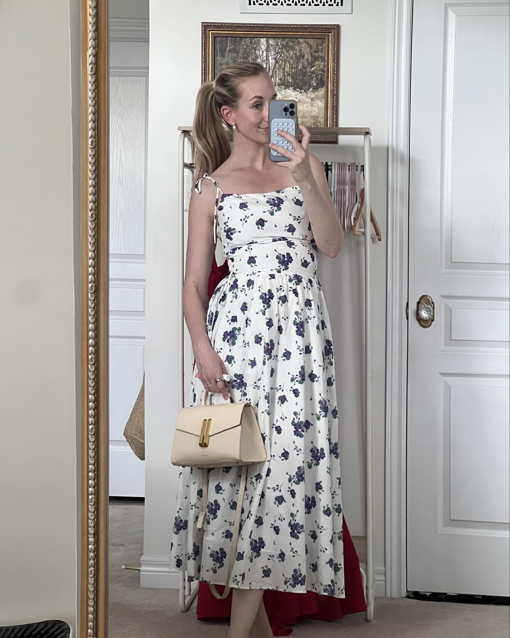 Wearing my floral summer dresses like it's my job this summer! This one is INCREDIBLE! Double lined, pockets, gorgeous breathable fabric and adjustable straps and sides. The perfect length for dashing about, events and twirl approved hah 🤍 

#LTKSeasonal #LTKStyleTip