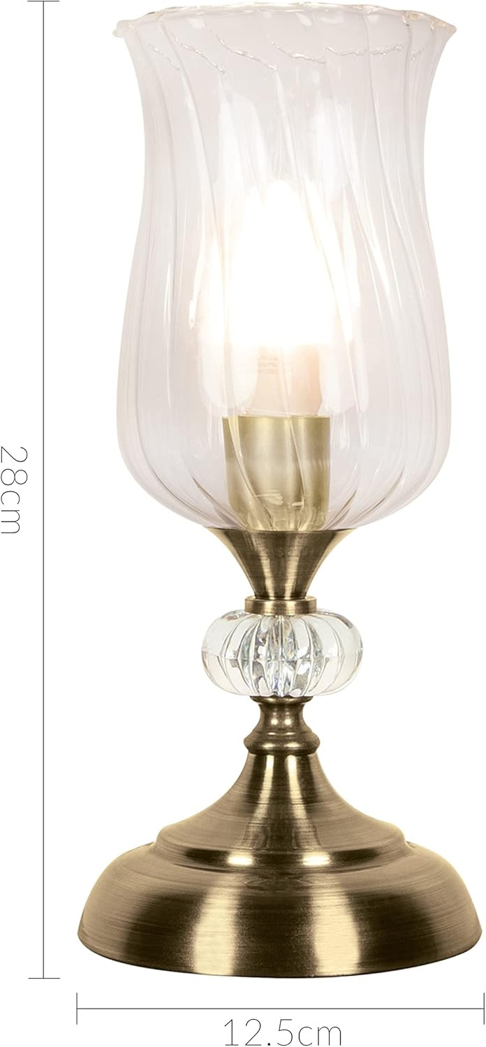 Anika 62480 Hurricane Table Lamp with Touch Activated Base / 3 Brightness Settings / Easy to Inst... | Amazon (UK)