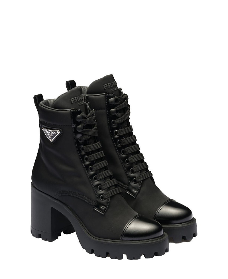 Prada Women's Re-Nylon and Leather Booties | Bloomingdale's (US)