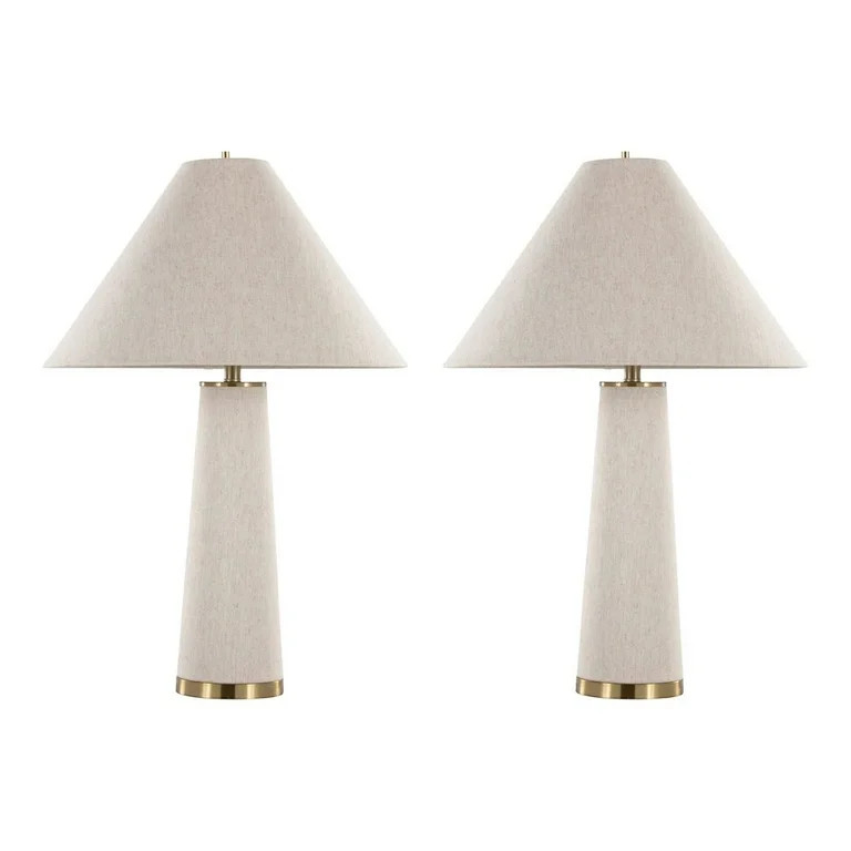 LumiSource Kona 28" Metal Table Lamp - Set of 2 | Walmart (US)