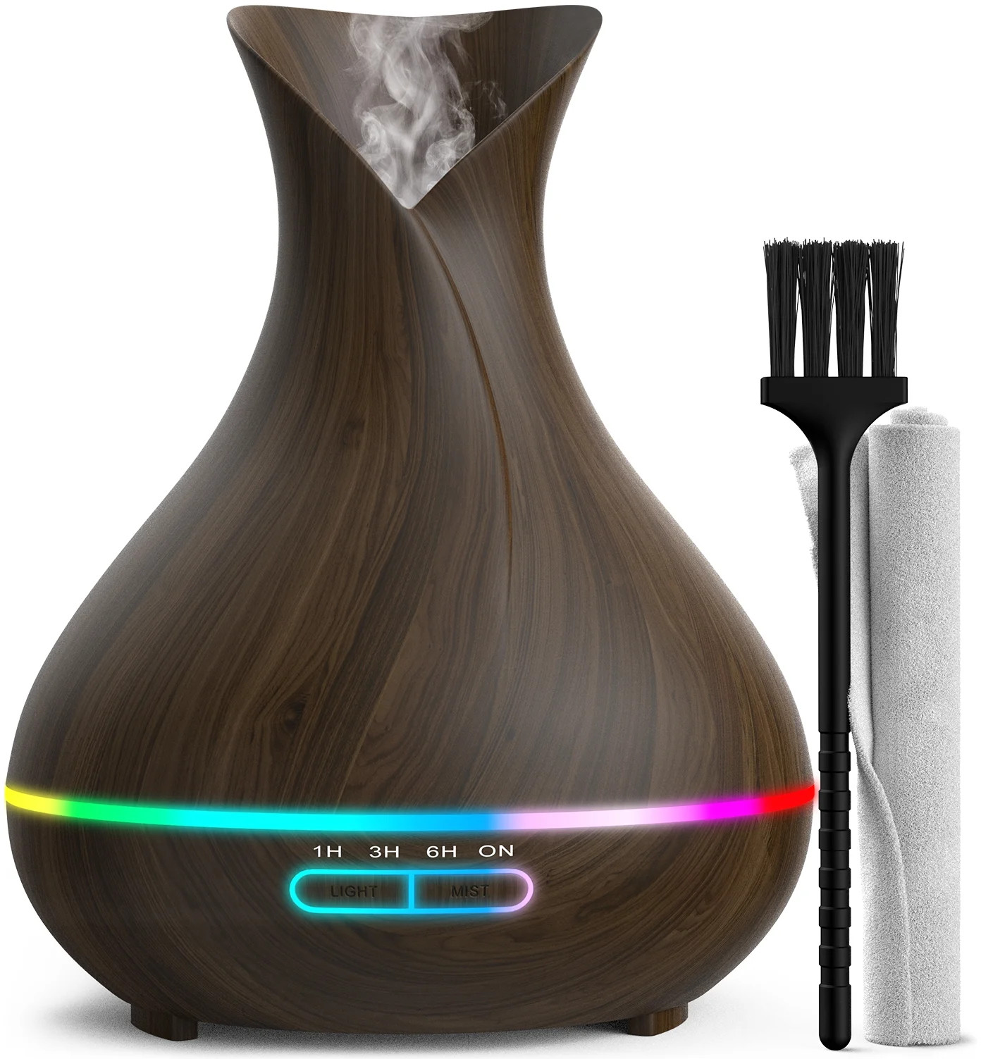 Everlasting Comfort Dark Wood Essential Oil Diffuser (400ml) - Small & Large Room Home Aromathera... | Walmart (US)