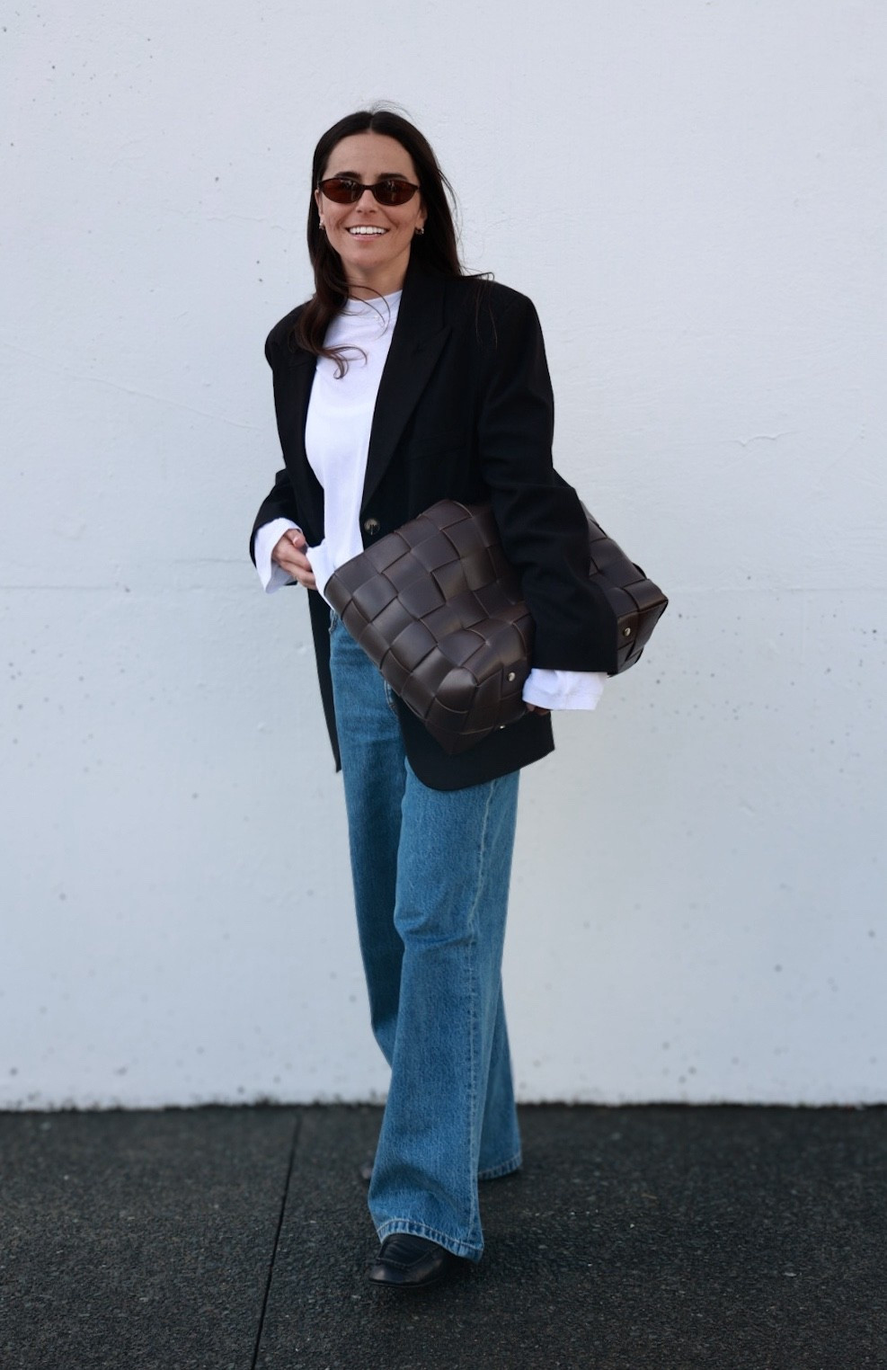 Work ootd!! Dissh long sleeve and blazer, still here denim, ShoeHq bag, Senso loafers, Shevoke sunnies.

#LTKnewzealand #LTKautumn #LTKaustralia