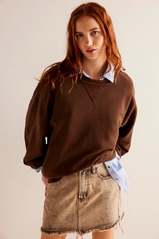 Over And Out Sweatshirt | Free People (Global - UK&FR Excluded)
