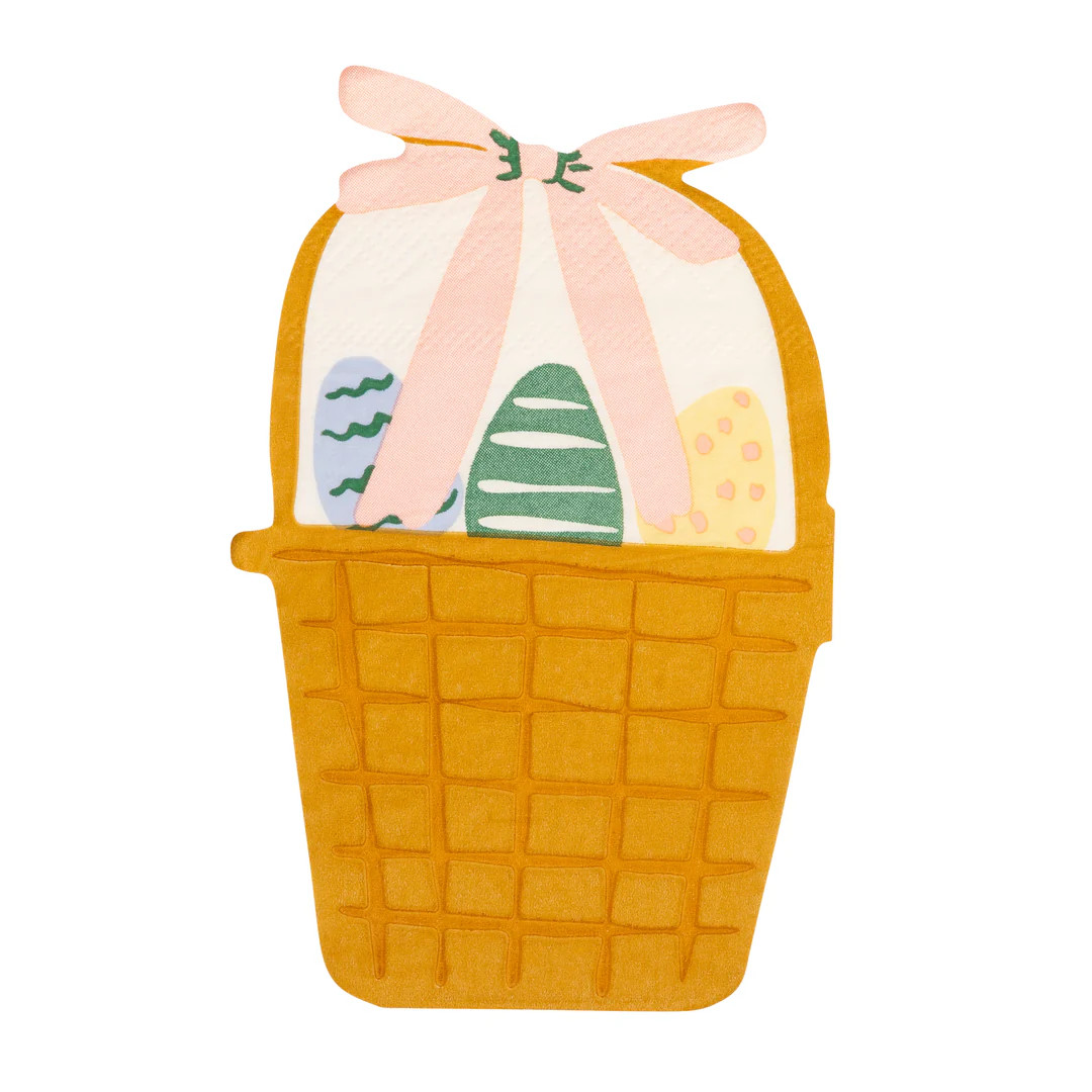 Easter Basket Napkin | My Mind's Eye