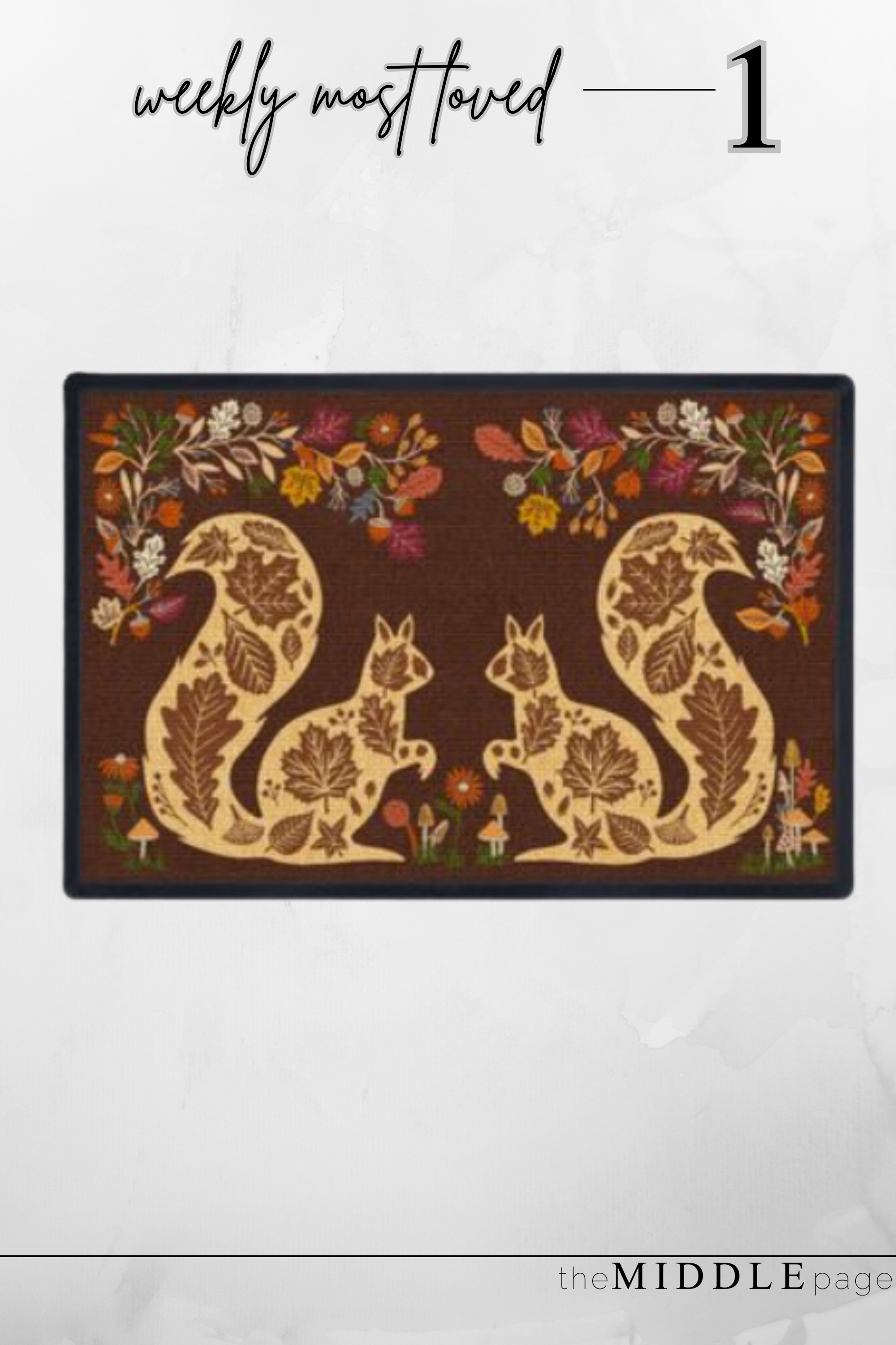 This washable fall doormat is such an easy way to refresh your entry for the season. I love the rich autumn colors and charming print for fall decor, and it’s currently on sale under $100. #LTKHome #LTKSaleAlert #FallDecor #FallHomeDecor #LTKMostLoved 

 #LTKSeasonal #LTKHome #LTKSaleAlert