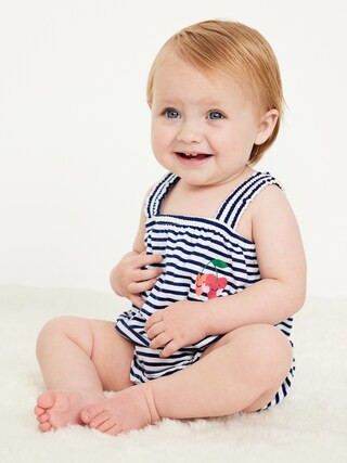 Printed Sleeveless One-Piece Romper for Baby | Old Navy (US)