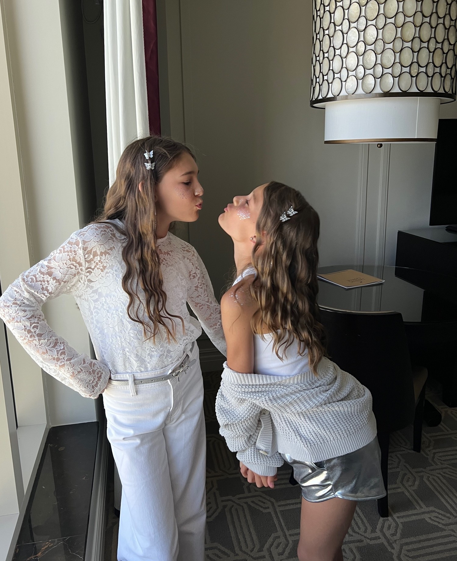 Backstreet Boys Concert Outfit for Girls from AMAZON.  All white millennial outfit idea for kids.  Butterfly clips, all white and pops of silver is the dress code for Backstreet Boys concert at the sphere in Las Vegas! #outfitideas #amazon

#LTKKids #LTKootd
