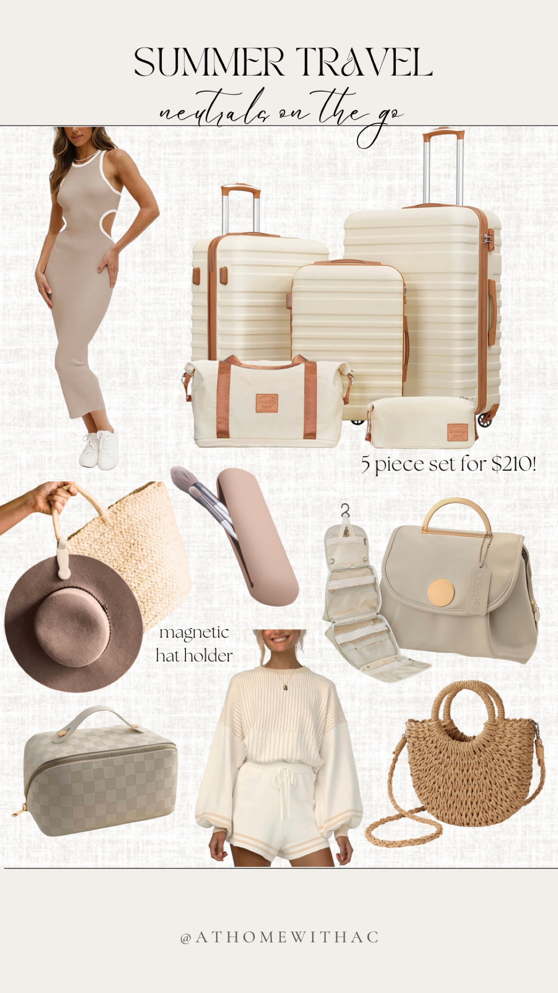 Summer travel neutral favorites 🤎

#LTKeurope #LTKitbag #LTKtravel