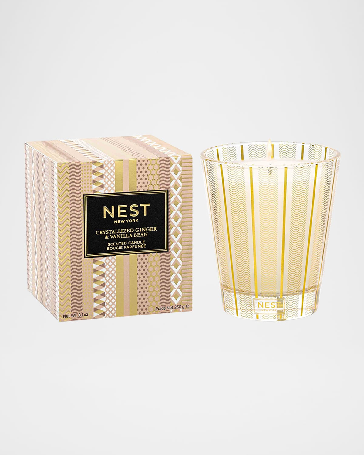 21.2 oz. Crystallized Ginger & Vanilla Bean 3-Wick Candle | Neiman Marcus