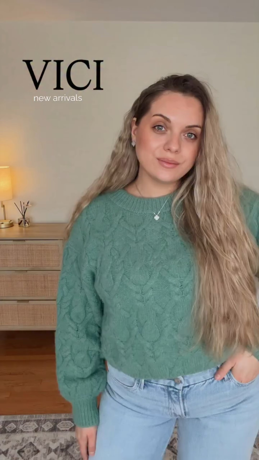 VICI 🤍
Cozy knit and everyday denim - easy pieces you’ll actually wear.
Use my code IVANNA30 for 30% off at checkout.
@vici 
https://www.vicicollection.com/ 
#wintervibes #winteroutfit #cozyandchic #vici #fashion