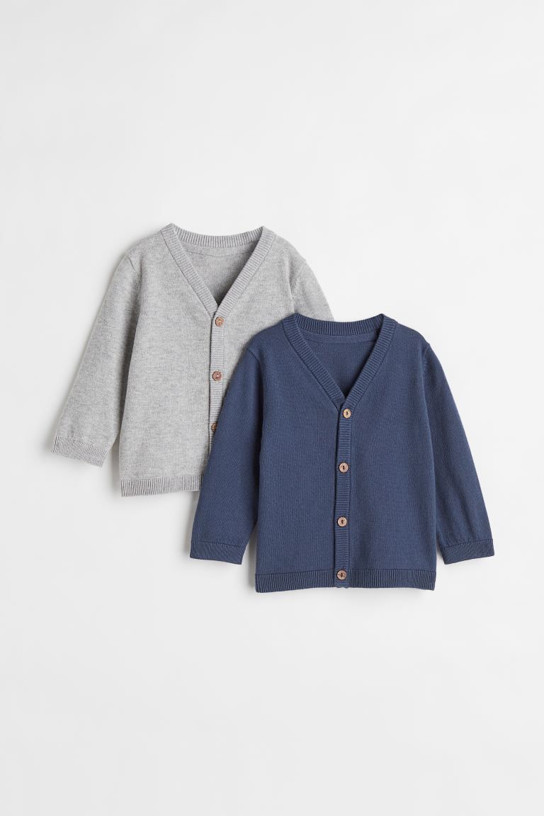 2-pack Cotton Cardigans | H&M (US + CA)