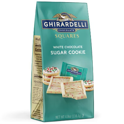 GHIRARDELLI White Chocolate Sugar Cookie Candy SQUARES - 4.8oz | Target