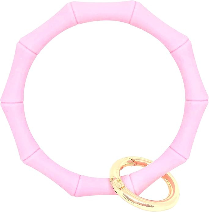 Hadley Mae Designs Key Ring Bracelet Keychain Wristlet Keychain Bangle Key Ring | Amazon (US)