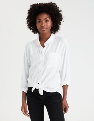 AE Oxford Button Up Shirt | American Eagle Outfitters (US & CA)