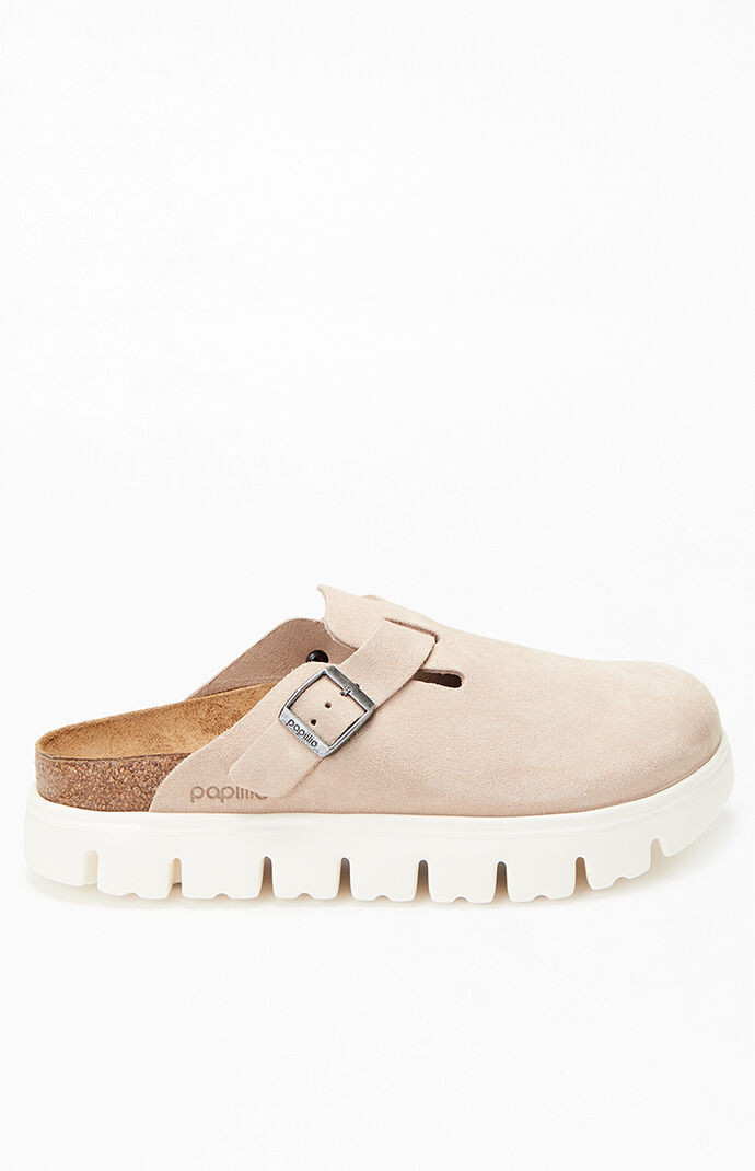 Birkenstock Women's Sand Suede Leather Boston Chunky Clogs - Size 6 | PacSun