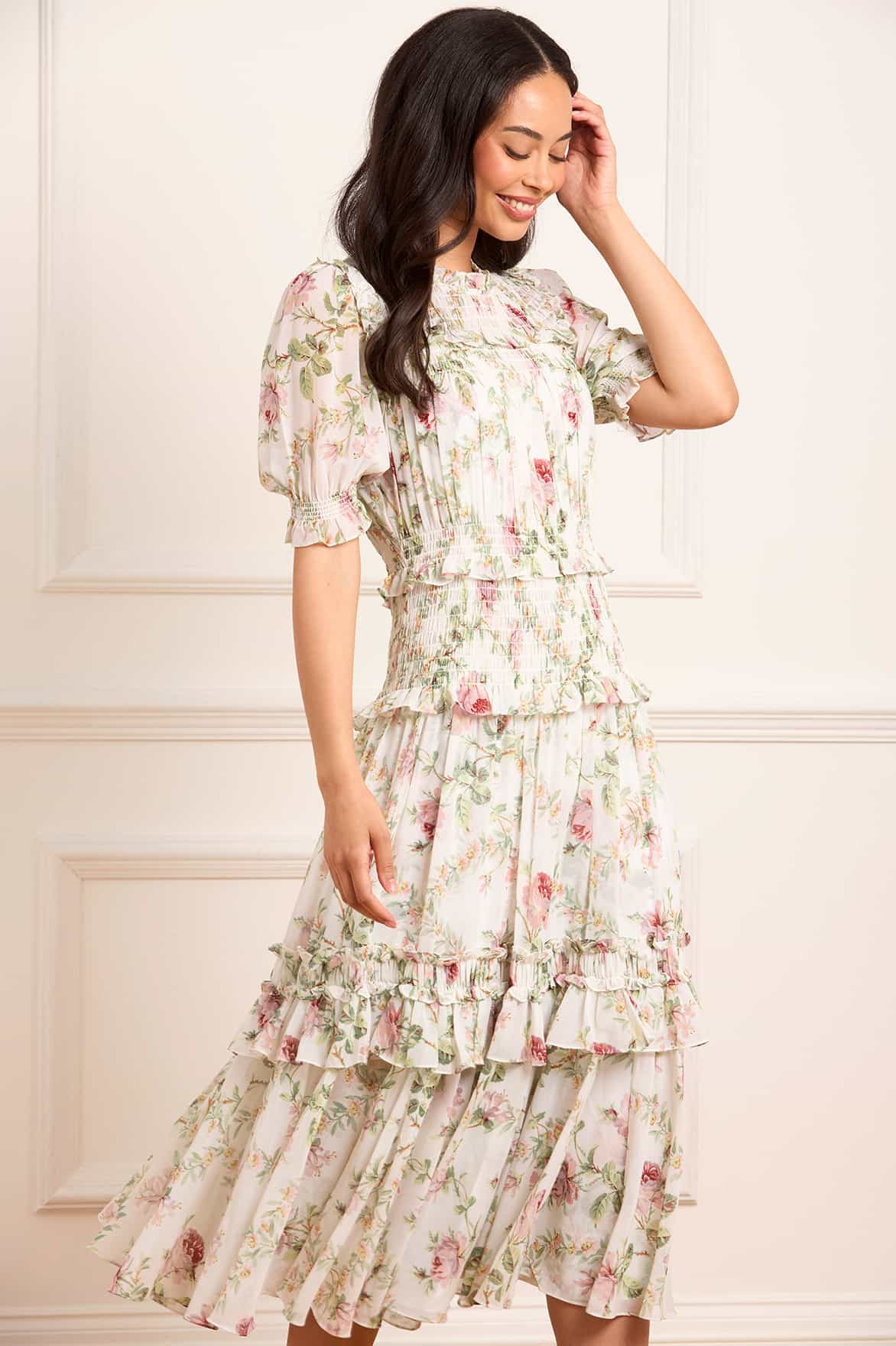Colette's Rose Emilia Georgette Ballerina Dress | Needle & Thread