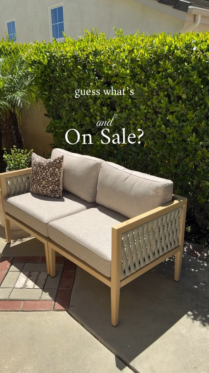 Finally Back in Stock AND on SALE!! The design and quality of this indoor / outdoor sofa from @Wayfair  is just top notch! I was really happy with the thick cushions for extra durability. 

🔗Follow and Comment SOFA for the links! 

#Ad #WayfairElevate #WayfairCreator #Outdoor #outdoorfurniture

#LTKSaleAlert #LTKHome #LTKSeasonal