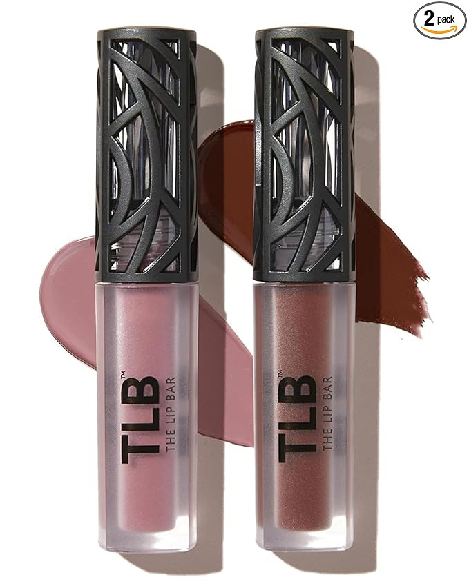 The Lip Bar - Nonstop Liquid Matte Lipstick Mini 2-Pack, Curlfriend (Mauve Pink) + Savage (Chocol... | Amazon (US)