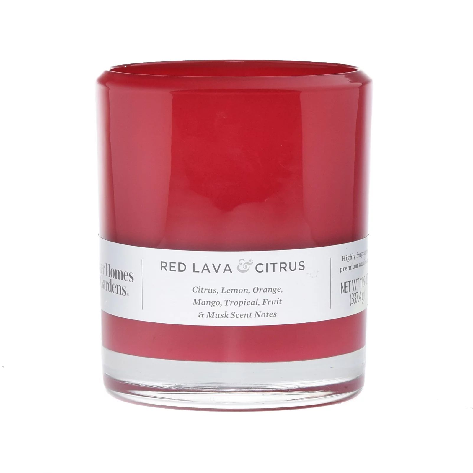 Better Homes & Gardens Red Lava Citrus 12oz Scented 2-wick Candle - Walmart.com | Walmart (US)