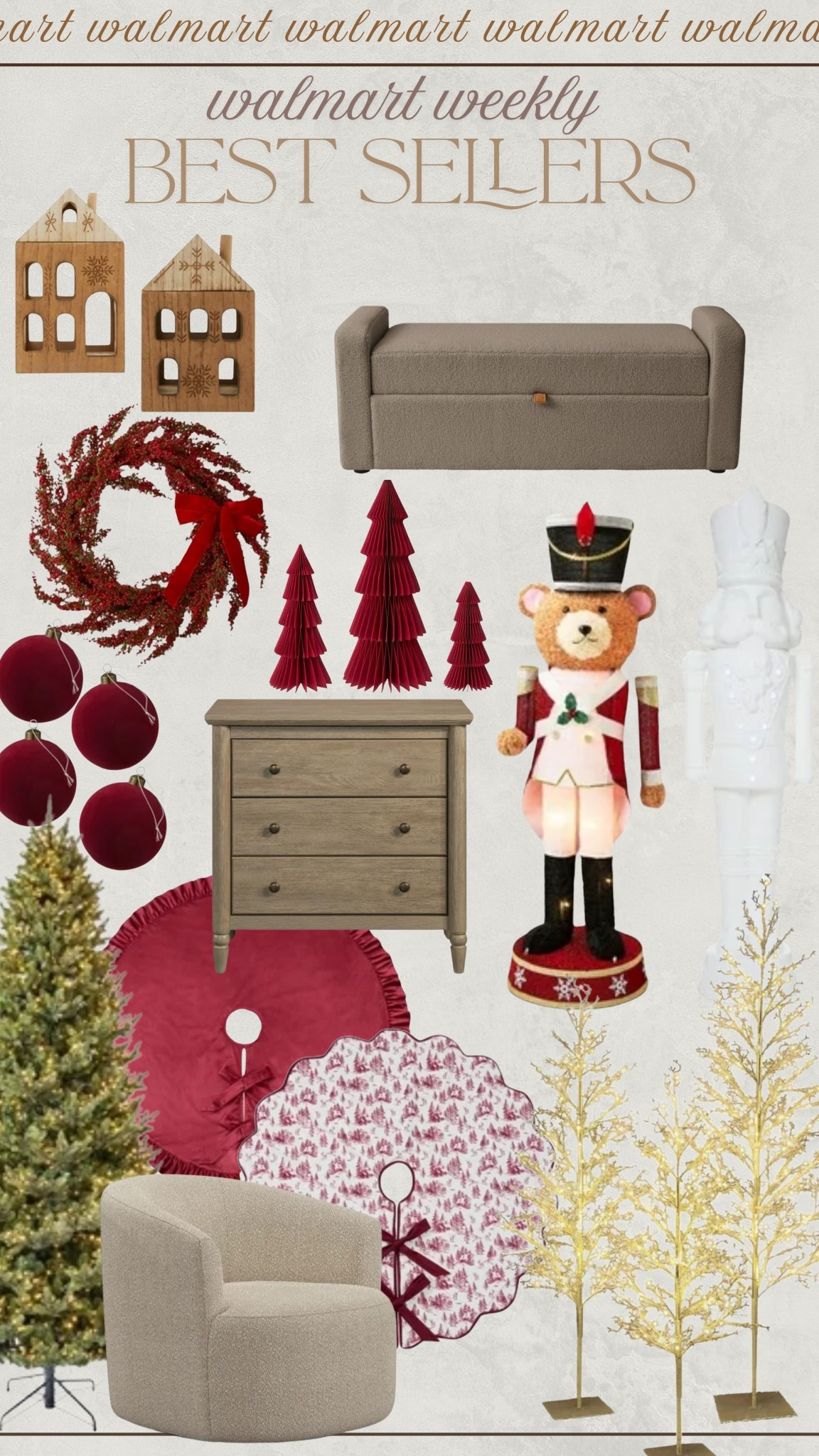 Walmart bestsellers this week! Obsessing over the bear & nutcracker for front porches 😍✨

#LTKHome #LTKHoliday #LTKSeasonal