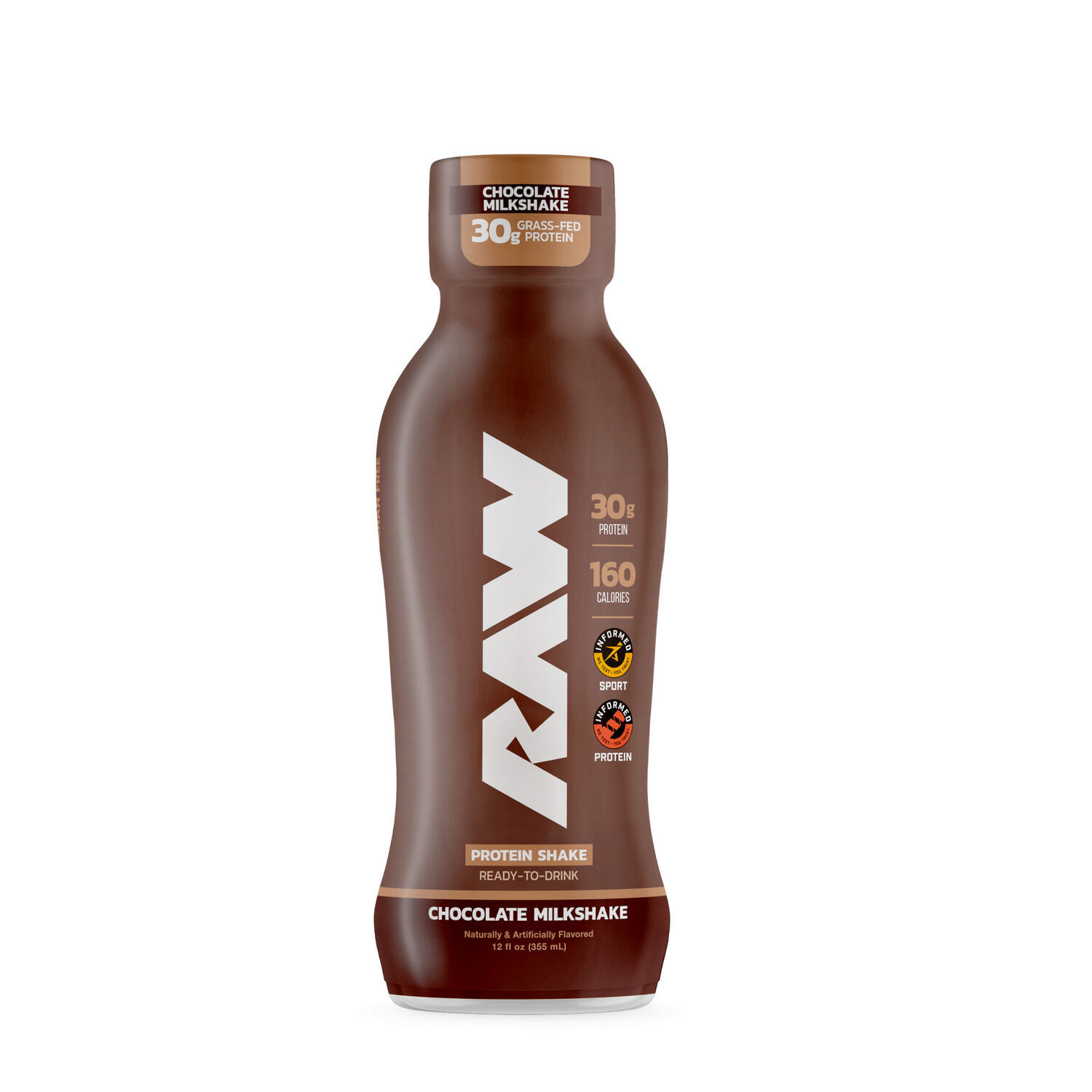 Protein Shake RTD - Chocolate Milkshake - 12 fl oz. (12 Bottles) | GNC