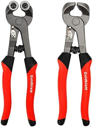 Goldblatt 2 Piece Glass Tile Nippers Set - Heavy Duty Wheeled Glass Mosaic Nipper & Hd Ceramic Ti... | Amazon (US)