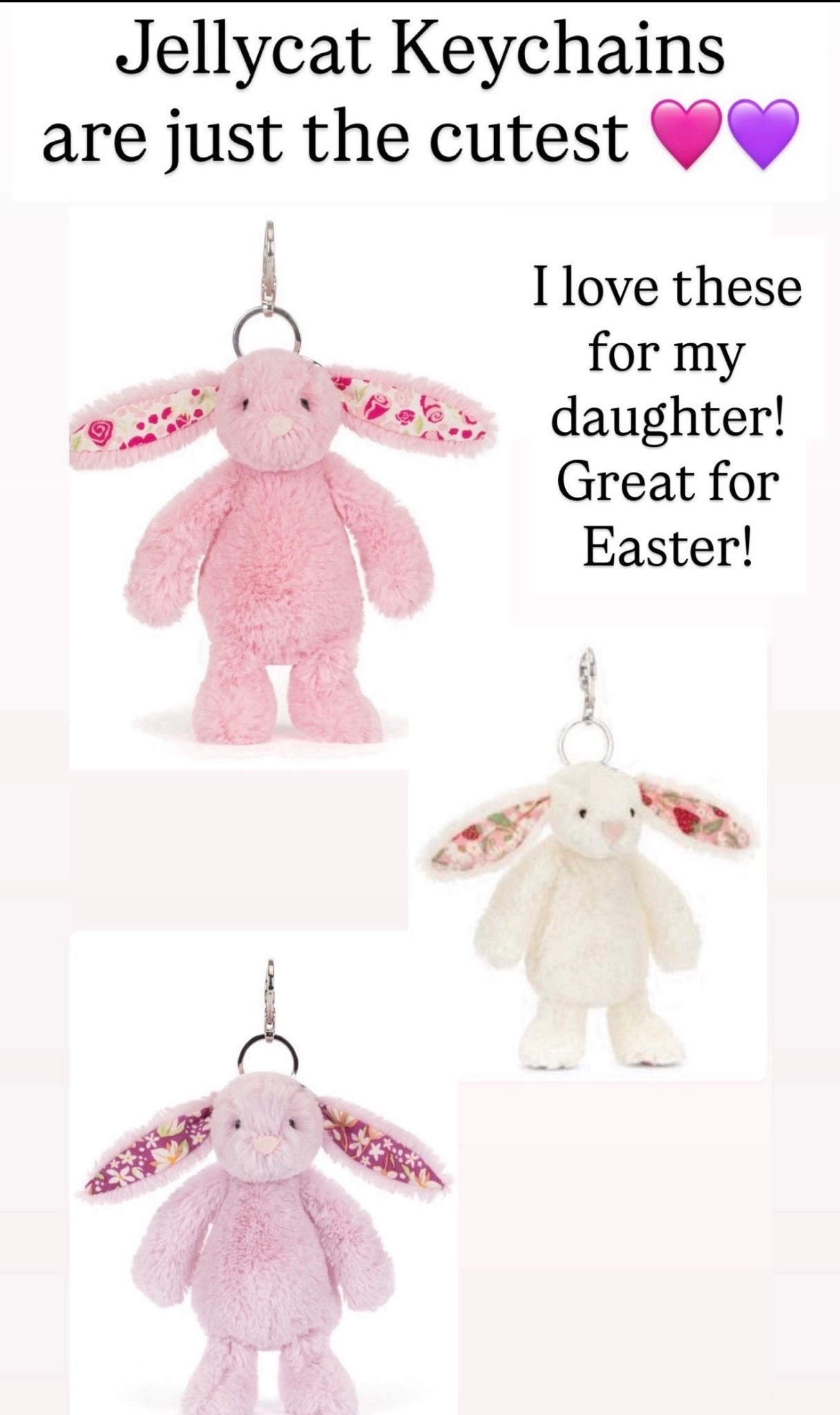 Loving these jellycat bag charms 

#LTKSeasonal #LTKKids