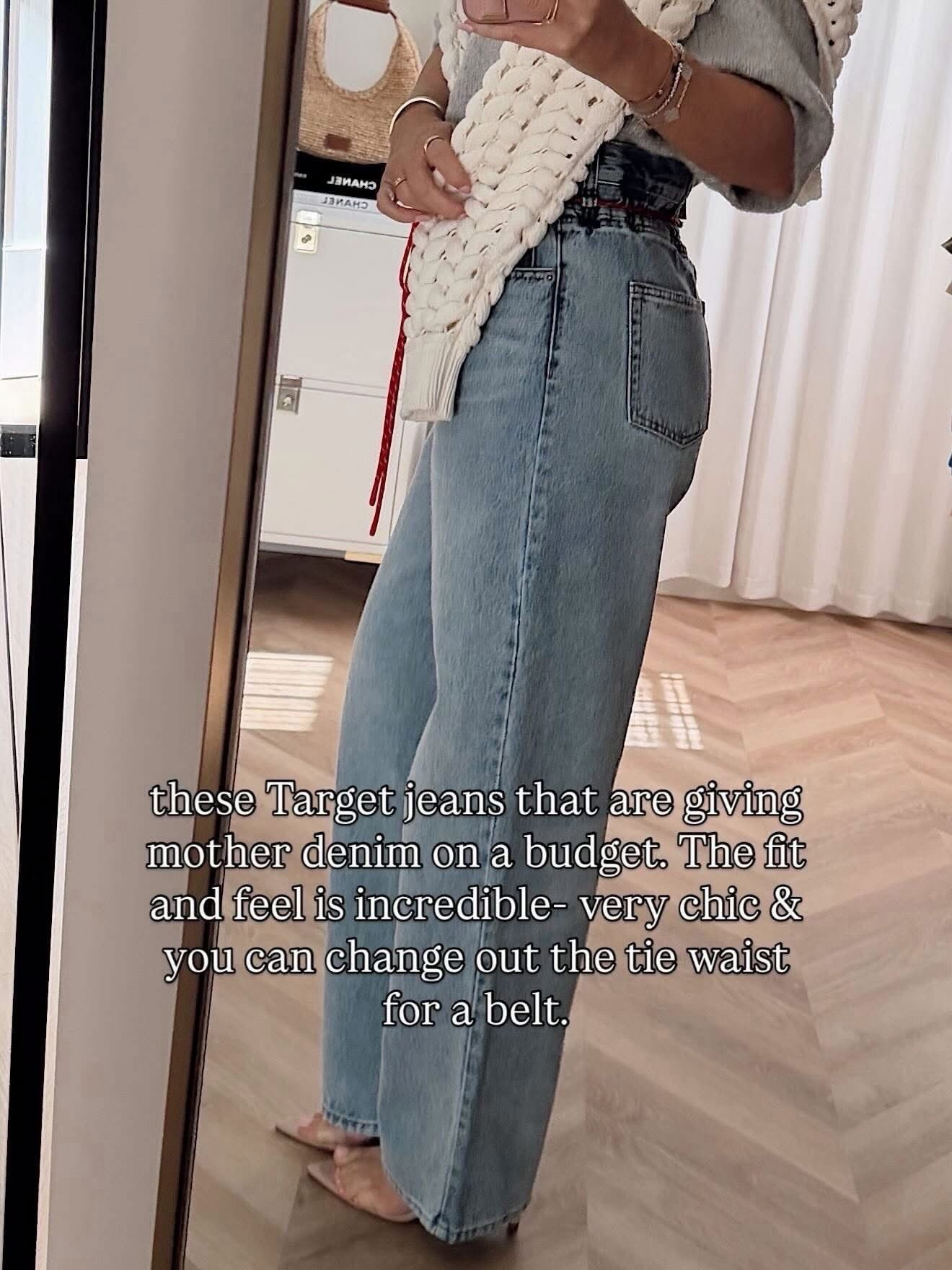 Obsessed with these Target jeans!🤍
Love the cinched elastic waist + wide leg
Whole outfit is Target 🙌
I’m in a 4 and could do a 2
➡️ If you’re in between sizes, size down



Target jeans, Target outfit, Amazon fashion, spring outfits, affordable fashion, wide leg jeans, casual OOTD

#LTKgrwm #LTKootd #LTKSeasonal