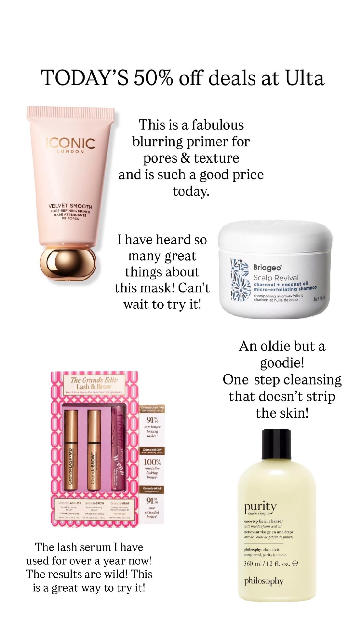 Snag these at 50% off today! 

#LTKSaleAlert #LTKBeauty #LTKOver40