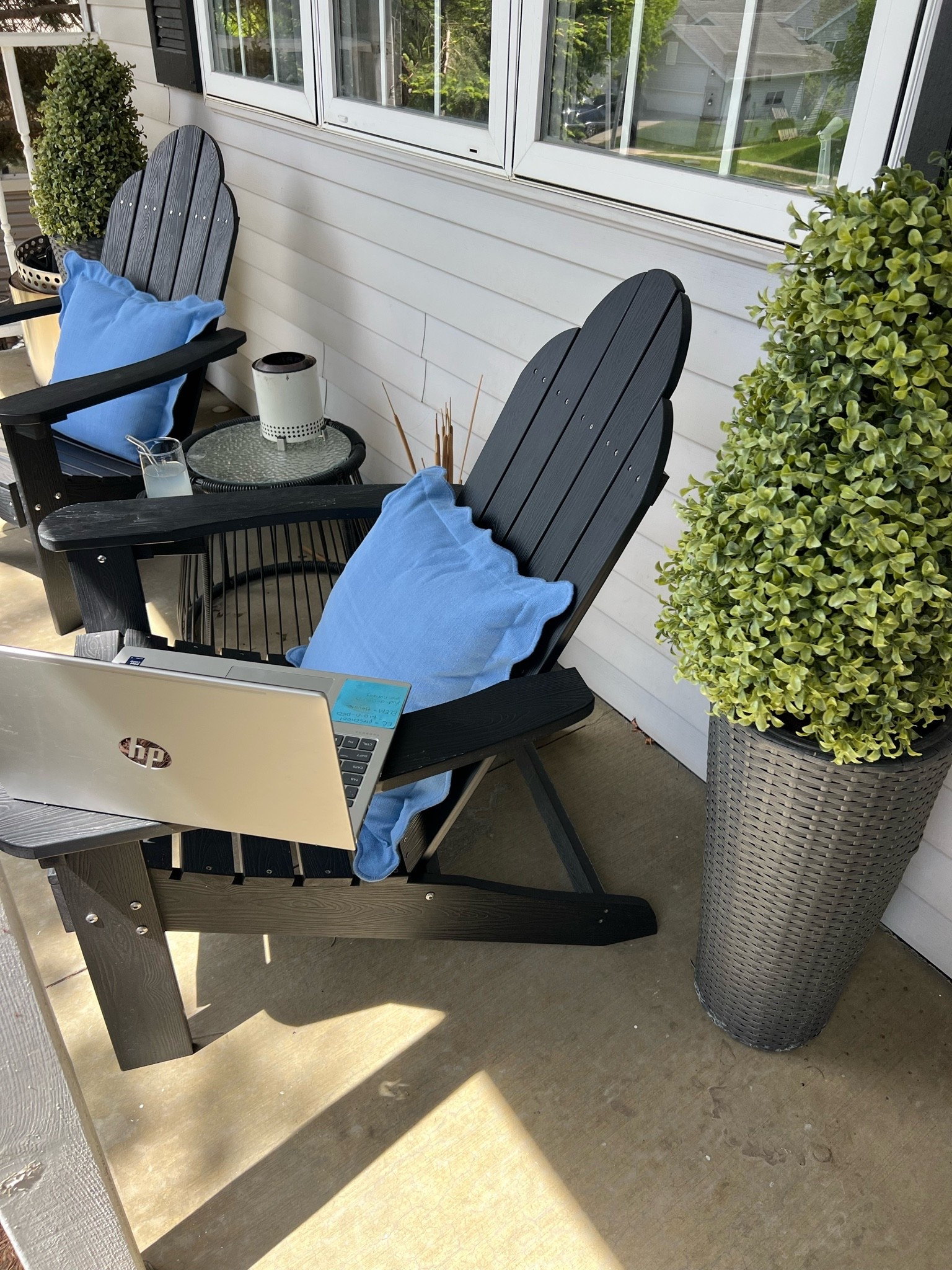 Going on two years with these chairs and these boxwood faux bushes. Love them so much!! 

Porch | patio | chairs | outdoor furniture

#LTKdayinmylife #LTKHome #LTKSeasonal