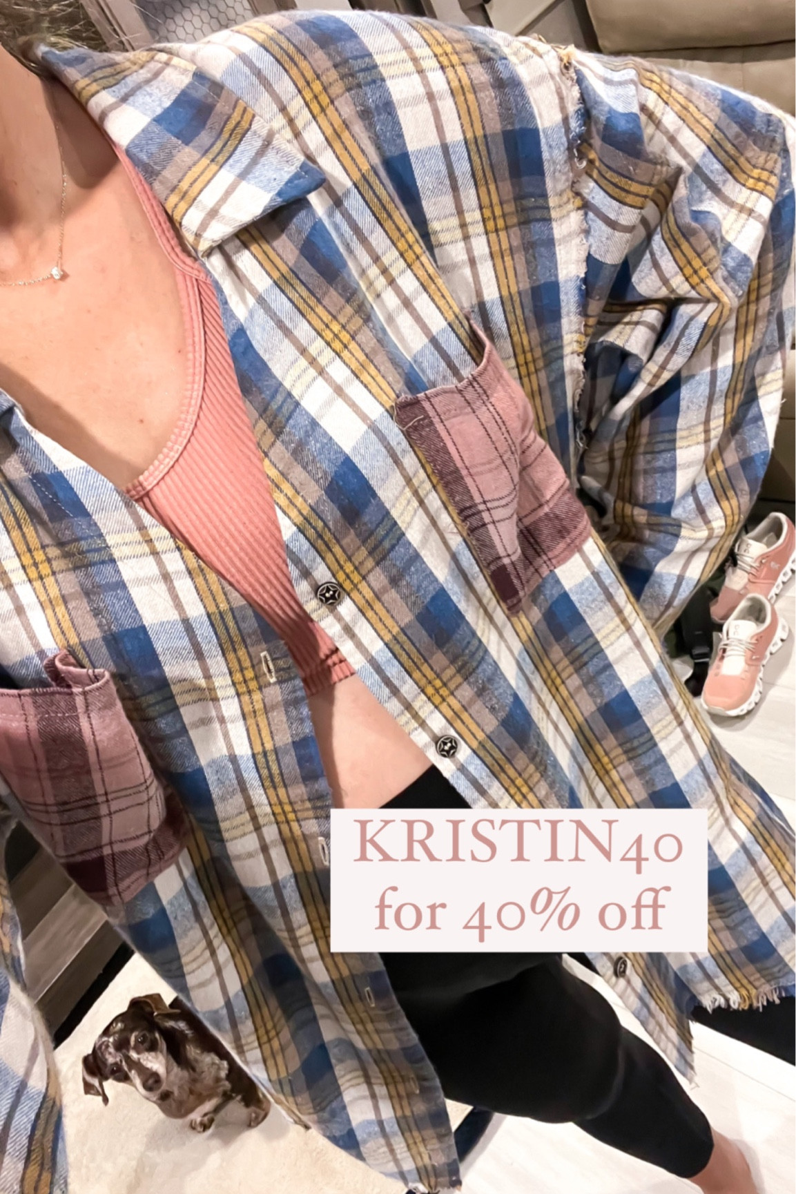 wearing size small. fall fashion. fall Style. oversized shirt. plaid shirt. flannel. casual outfit.

#LTKSeasonal #LTKstyletip