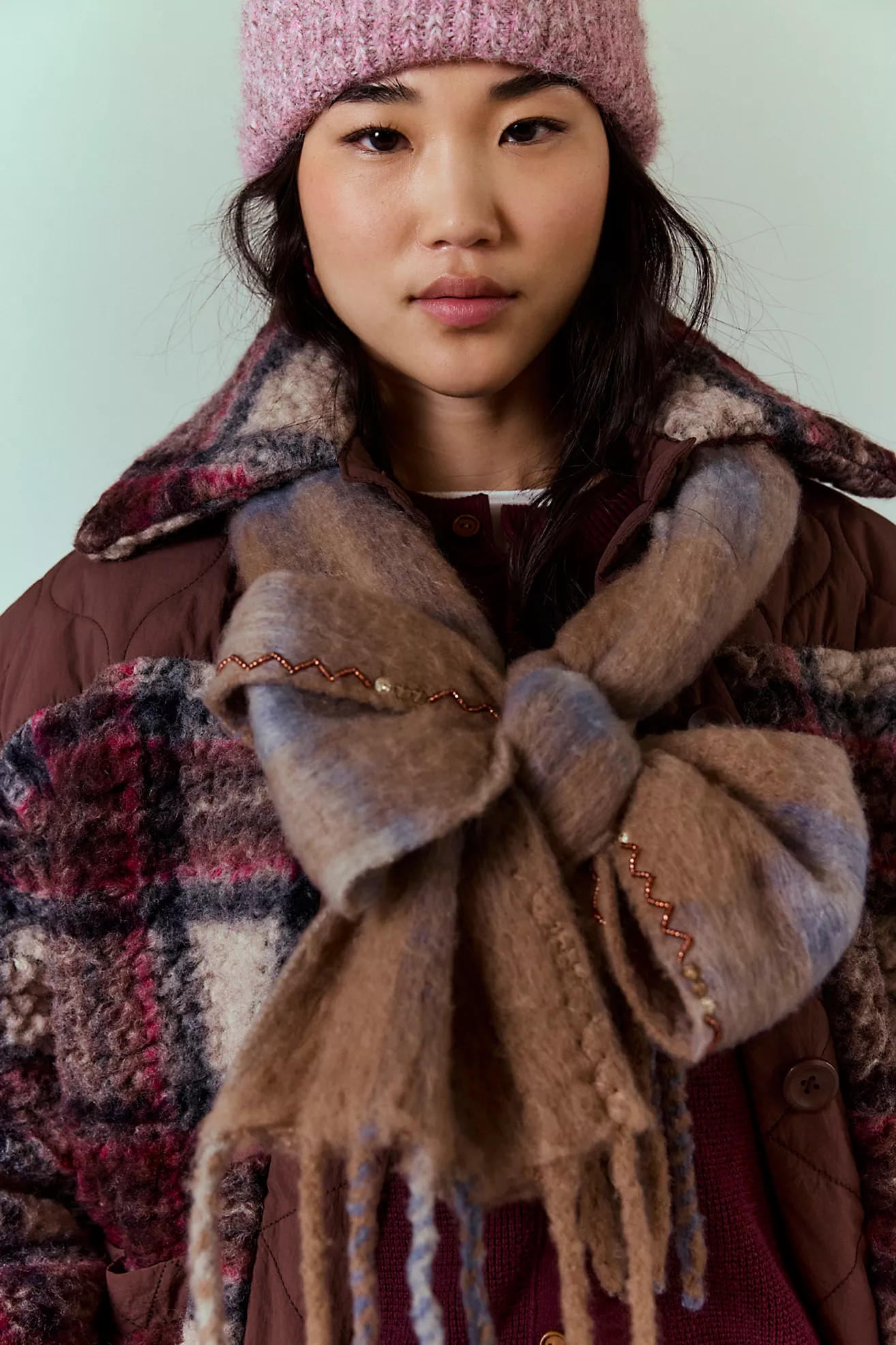 Highland Plaid Skinny Scarf | Free People (Global - UK&FR Excluded)