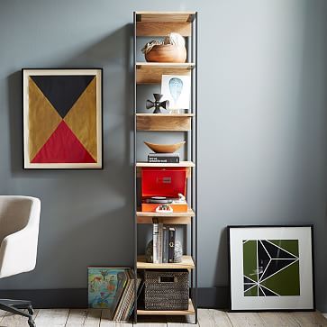 Industrial Modular 17" Bookshelf | West Elm (US)