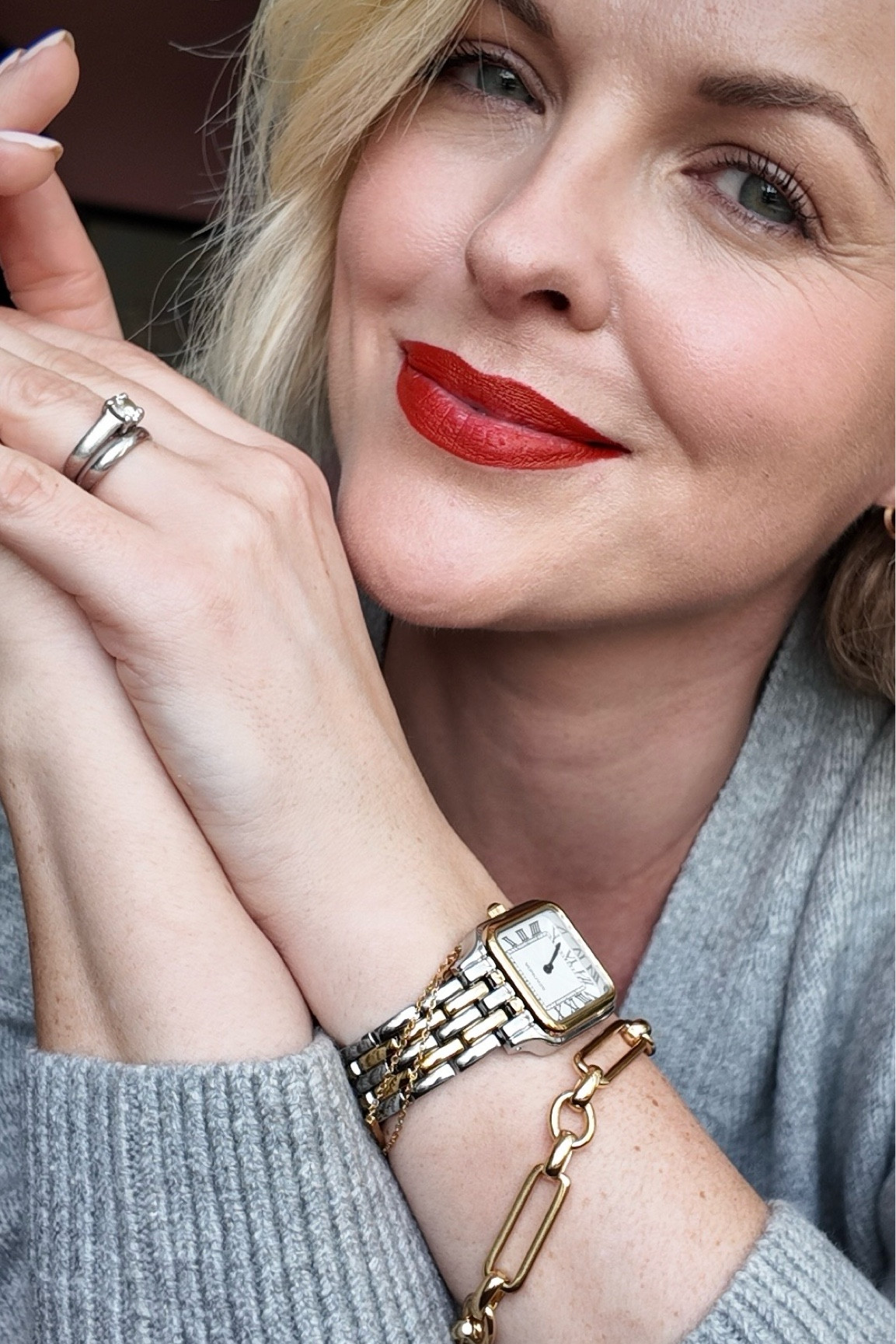 Sekonda Monica Maxi Classic watch.
Styling the newest addition to my new season wardrobe. The two-tone design and larger rectangular face feel sophisticated while staying true to my style. I love mixing metals, so this watch effortlessly blends into my jewellery collection. Paired with these stunning bracelets from Sekonda, it creates the perfect wrist stack. 

#FashionMonth #LTKeurope #LTKstyletip