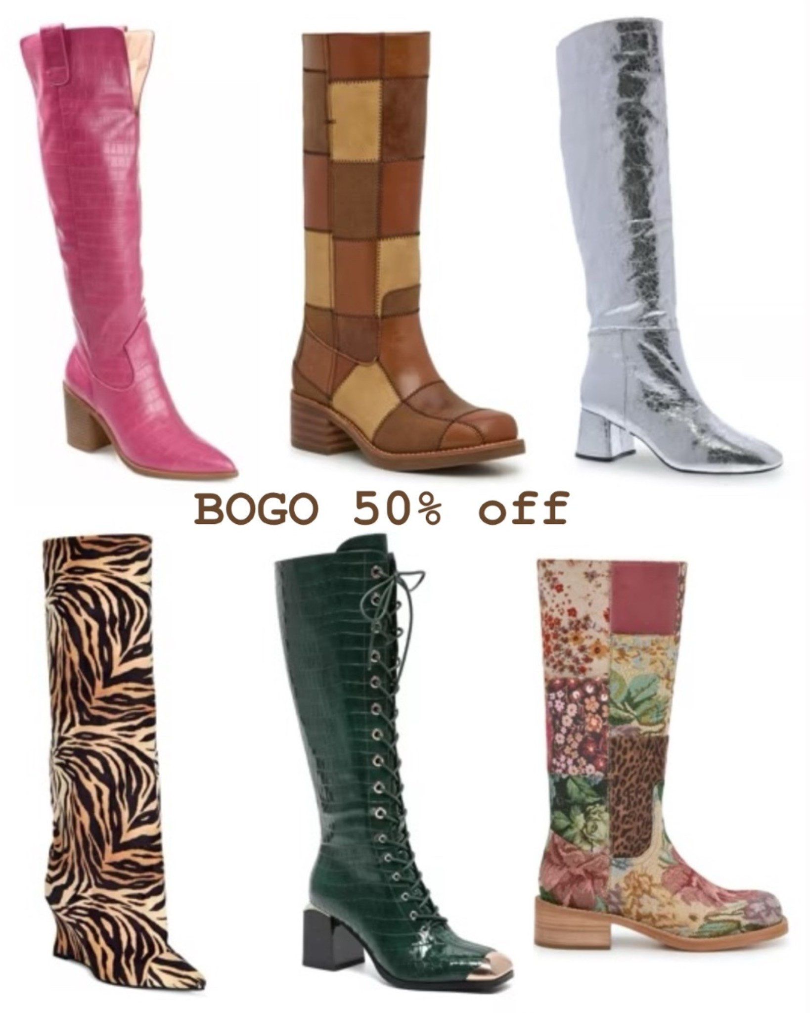 Statement boots for the fall season buy one get one 50% off. Many under $100 and already on sale.

#LTKSaleAlert #LTKSeasonal #LTKMidsize